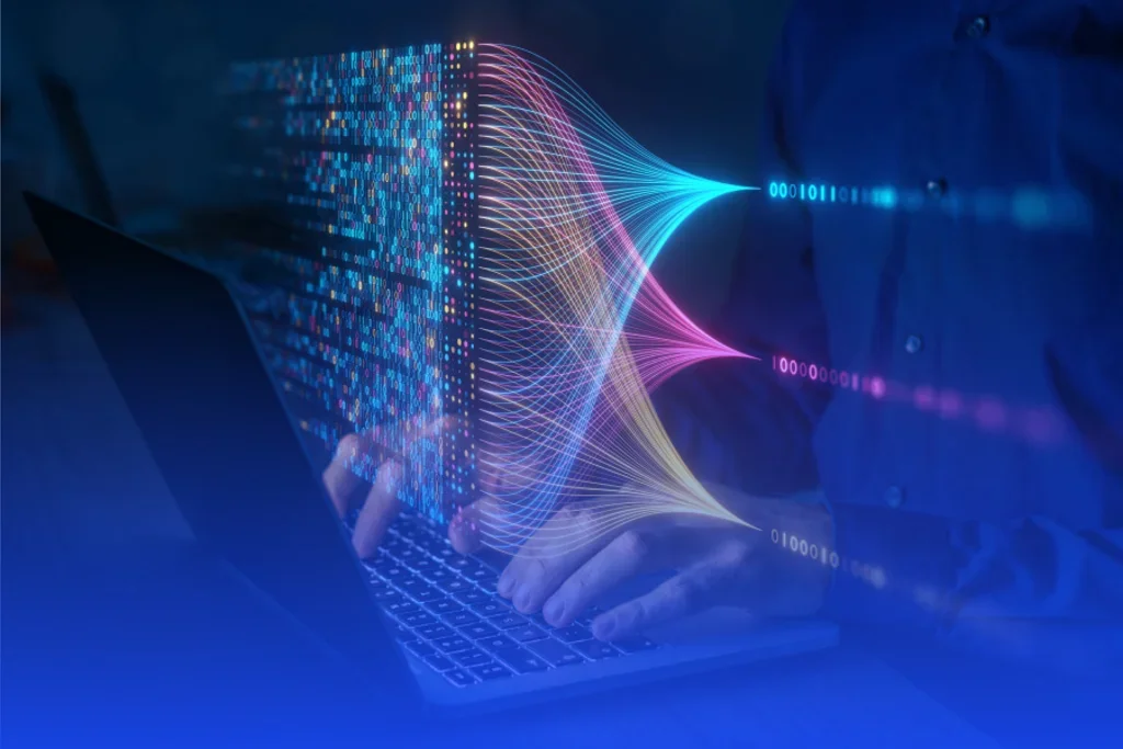 graphic image with keyboard